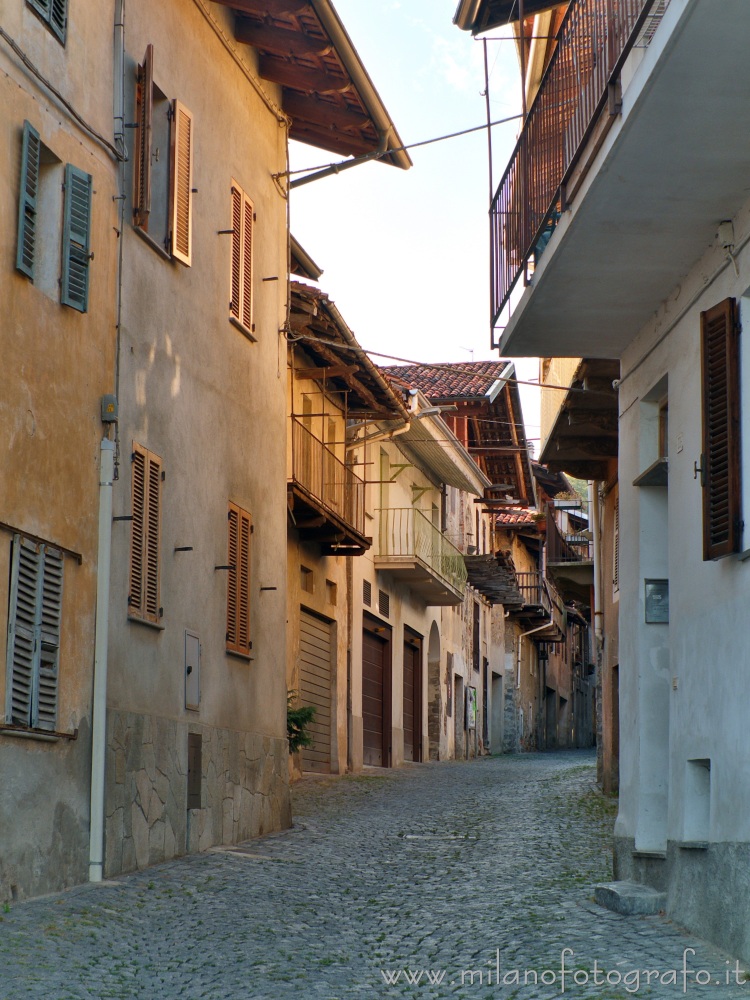 Sagliano Micca (Biella, Italy) - Garibaldi street in the hamlet Passobreve